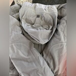 Columbia Titanium Black and Gray Jacket with Script Lining